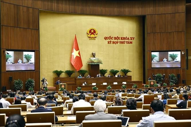 Quang cảnh phiên họp. Ảnh: Doãn Tấn/TTXVN Quang cảnh phiên họp. Ảnh: Doãn Tấn/TTXVN