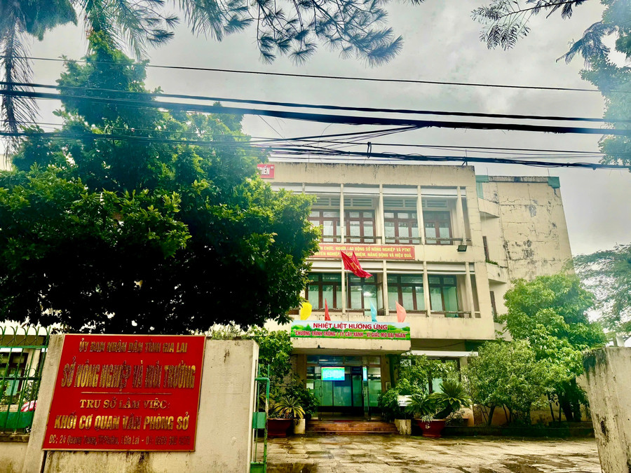 Trụ sở của Cơ quan quản lý Quỹ đặt tại Sở Nông nghiệp và Môi trường. Ảnh: Minh Nhật z6698388266520-9ec1b5415e056ca4e7afd630e5e08ea4.jpg