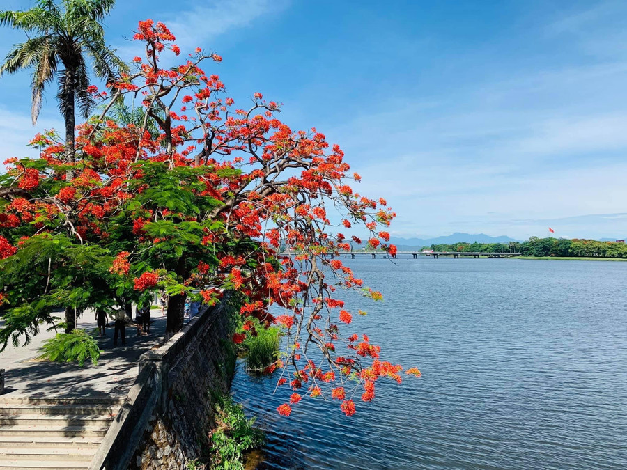 Dòng sông Hương êm đềm, thơ mộng là một trong những điểm nhấn của TP. Huế. Ảnh: P.V img-0013.jpg