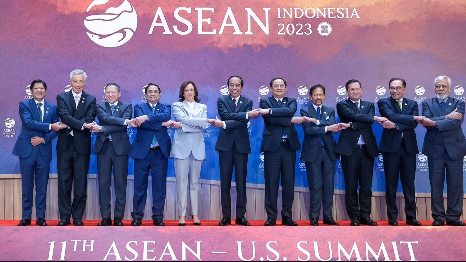 Thủ tướng Phạm Minh Chính dự Hội nghị cấp cao ASEAN-Hoa Kỳ lần thứ 11. (Ảnh: TTXVN)