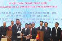 Ký kết thỏa thuận thực hiện Dự án quản lý tổng hợp tài nguyên nước