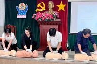 Tập huấn kỹ năng sơ cấp cứu cho công nhân, người lao động