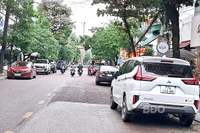 Tái diễn nạn đậu ô tô lấn chiếm lòng lề đường ở Quy Nhơn