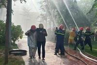 Thực tập phương án chữa cháy và CNCH tại Đại học FPT