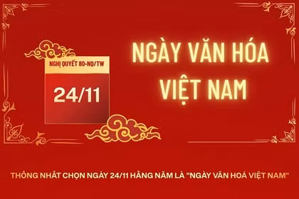 Chi tiết phương án nghỉ Ngày Văn hóa Việt Nam kéo dài 4 ngày liên tiếp