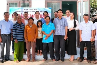 Đến nay, toàn huyện Chư Sê đã hoàn thành việc xây dựng và sửa chữa đưa vào sử dụng 194 căn nhà. Ảnh: Hoài Trương
