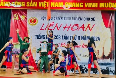 Chư Sê: Trao 30 giải cá nhân, tập thể tại Liên hoan “Tiếng hát Hội Cựu chiến binh” lần thứ II