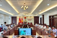 Quang cảnh buổi làm việc. Ảnh Hà Duy