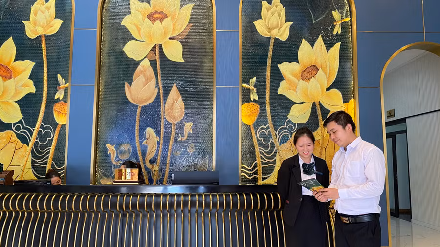 Ngay từ đầu năm 2024, công suất khai thác phòng tại nhiều khách sạn đạt mức ổn định khi nhiều đoàn du khách trong và ngoài nước đến Gia Lai công tác, du lịch. Ảnh: Sơn Ca