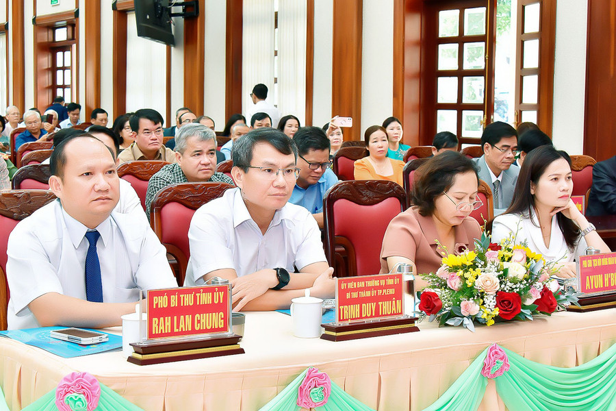 Các đại biểu tham dự hội nghị. Ảnh: Đ.T Các đại biểu tham dự hội nghị. Ảnh: Đ.T