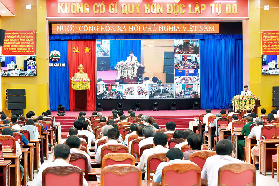 Quang cảnh hội nghị. Ảnh: Đ.T Quang cảnh hội nghị. Ảnh: Đ.T