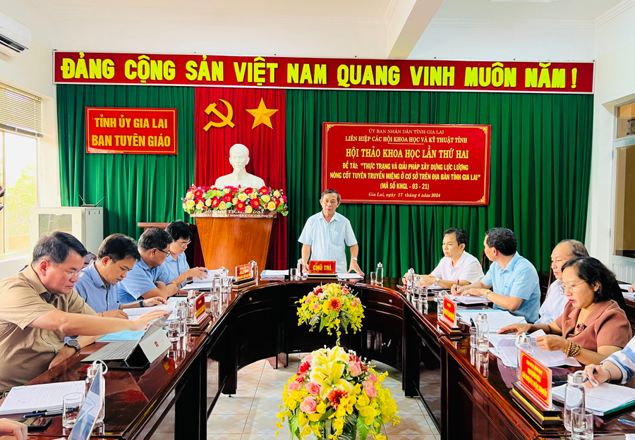 Quang cảnh hội thảo khoa học lần thứ hai. Ảnh: P.L