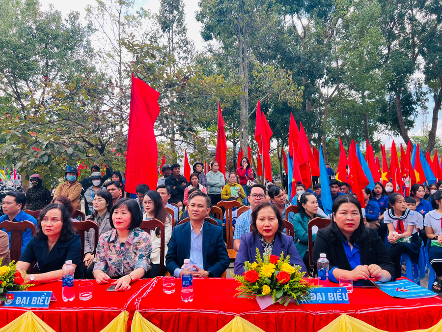 Các đại biểu tham dự lễ phát động Tháng Thanh niên năm 2024. Ảnh: P.L