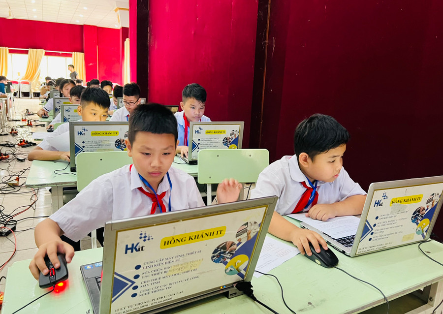 Các thí sinh tham dự bảng A. Ảnh: P.L Các thí sinh tham dự bảng A. Ảnh: P.L