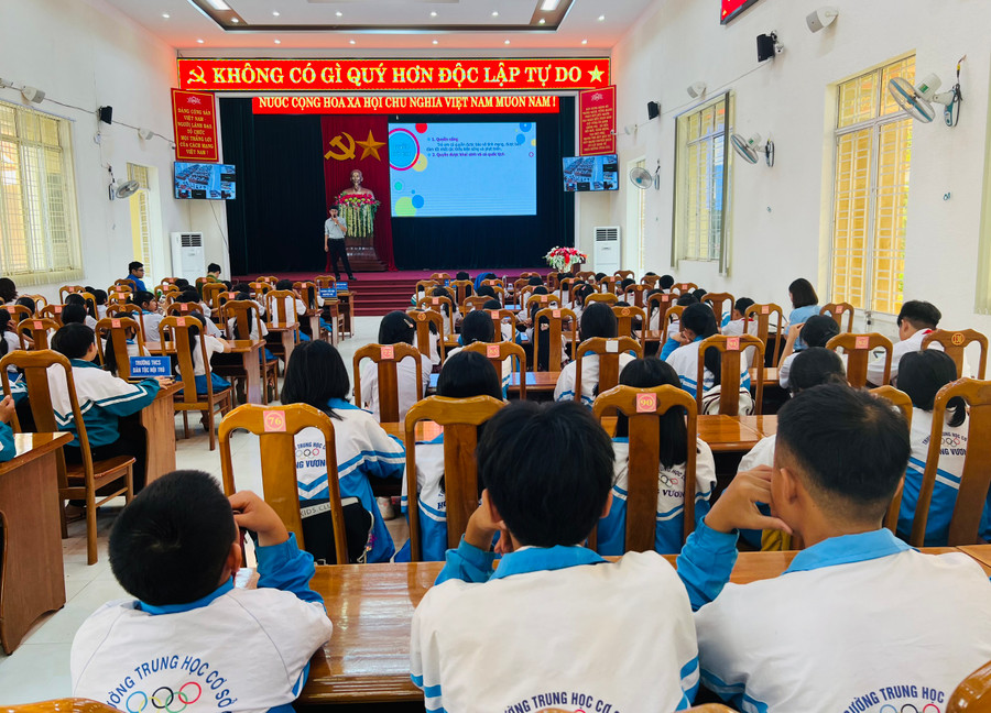 Quang cảnh chương trình tập huấn. Ảnh: P.L