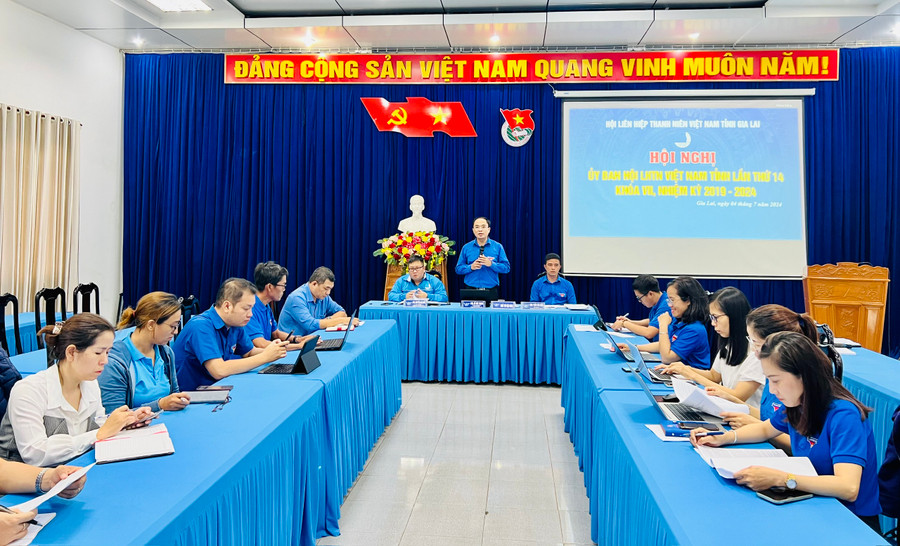 Quang cảnh hội nghị góp ý văn kiện Đại hội Hội LHTN Việt Nam tỉnh: Ảnh: P.L Quang cảnh hội nghị góp ý văn kiện Đại hội Hội LHTN Việt Nam tỉnh: Ảnh: P.L