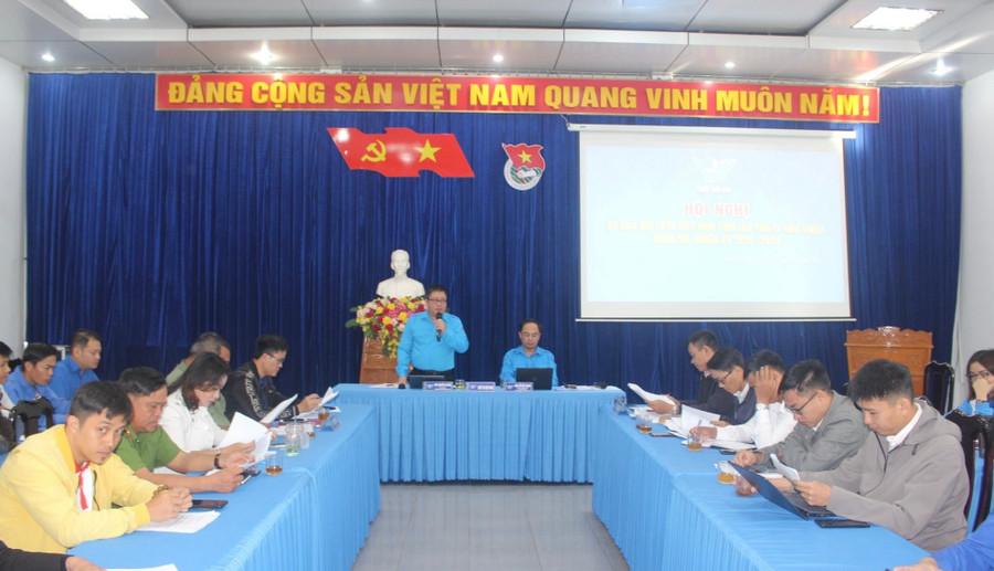 Quang cảnh hội nghị tổng kết. Ảnh: P.L Quang cảnh hội nghị tổng kết. Ảnh: P.L