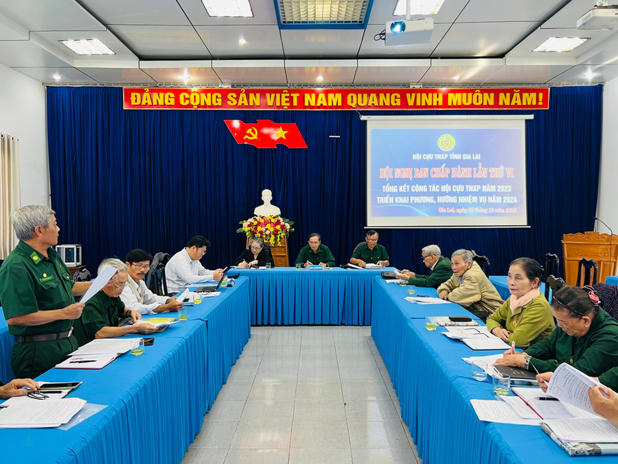 Quang cảnh hội nghị tổng kết. Ảnh: P.L Quang cảnh hội nghị tổng kết. Ảnh: P.L