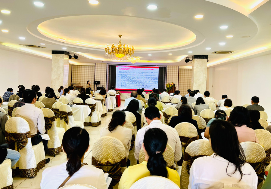 Quang cảnh hội nghị tập huấn. Ảnh: P.L