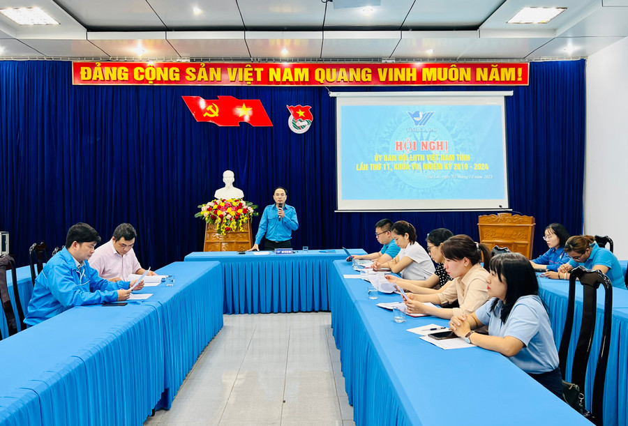 Toàn cảnh hội nghị Ủy ban Hội LHTN Việt Nam tỉnh lần thứ 11. Ảnh: P.L Toàn cảnh hội nghị Ủy ban Hội LHTN Việt Nam tỉnh lần thứ 11. Ảnh: P.L