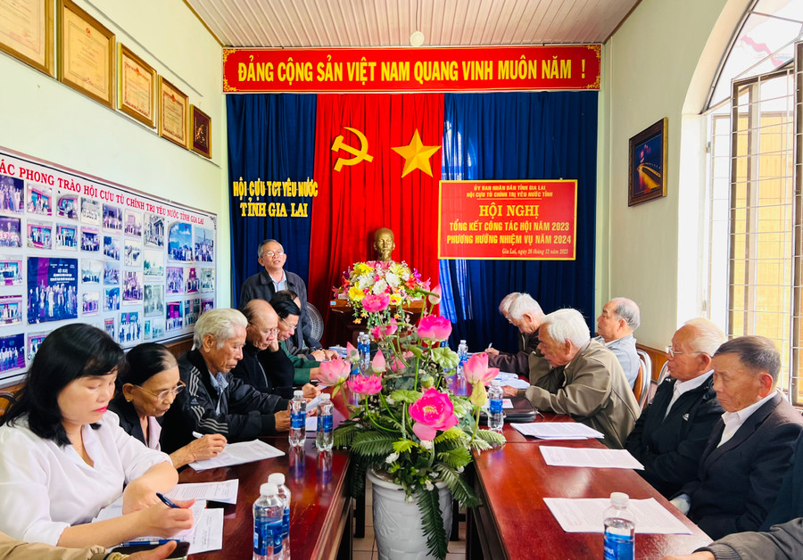 Quang cảnh hội nghị tổng kết. Ảnh: P.L Quang cảnh hội nghị tổng kết. Ảnh: P.L