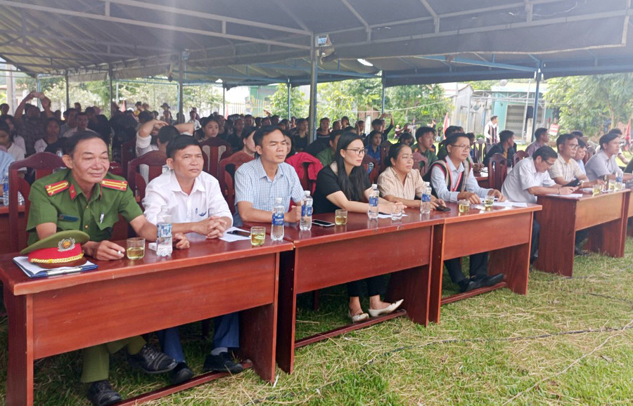 Các đại biểu tham gia Ngày hội toàn dân bảo vệ ANTQ năm 2024. Ảnh: V.Đ Các đại biểu tham gia Ngày hội toàn dân bảo vệ ANTQ năm 2024. Ảnh: V.Đ