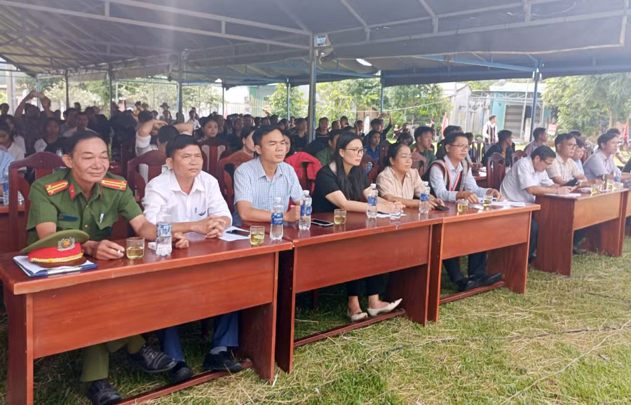 Các đại biểu tham gia Ngày hội toàn dân bảo vệ ANTQ năm 2024. Ảnh: V.Đ