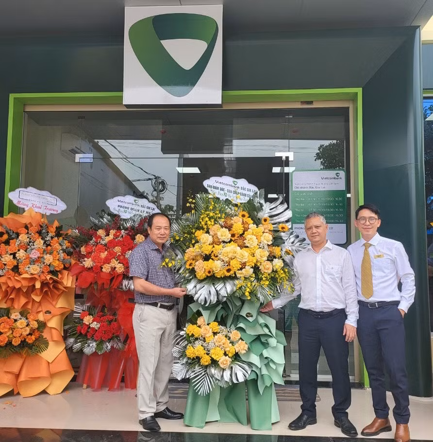 Mạng lưới hoạt động của Vietcombank Chi nhánh Bắc Gia Lai được mở rộng, phục vụ tốt hơn nhu cầu của người dân và doanh nghiệp phát triển kinh tế-xã hội. Ảnh: Sơn Ca