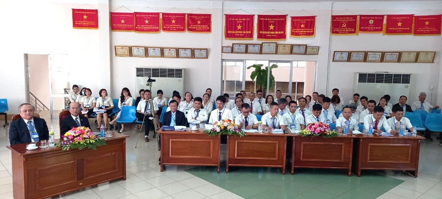 Công ty TNHH Xổ số Kiến thiết tỉnh Gia Lai tổ chức Hội nghị người lao động năm 2023. Ảnh: Sơn Ca Công ty TNHH Xổ số Kiến thiết tỉnh Gia Lai tổ chức Hội nghị người lao động năm 2023. Ảnh: Sơn Ca