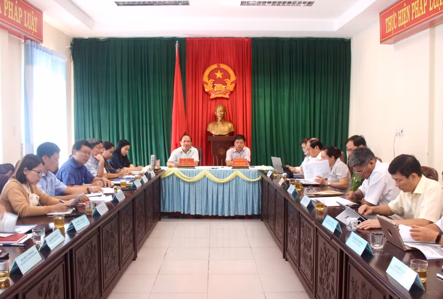 Quang cảnh buổi tiếp công dân tháng 5-2023. Ảnh: P.L