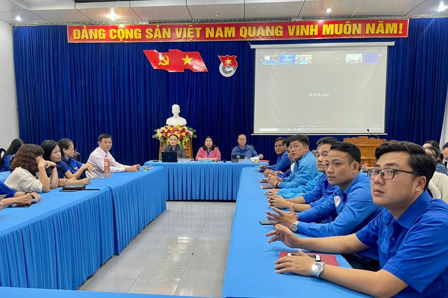 Quang cảnh lễ phát động tại điểm cầu tỉnh Gia Lai. Ảnh: M.N