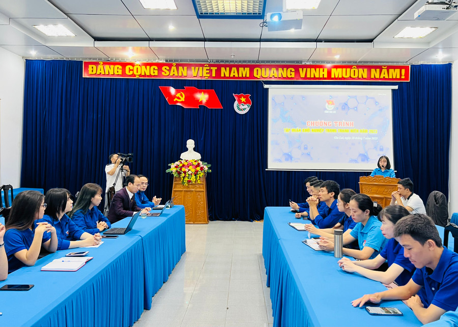 Quang cảnh chương trình tập huấn. Ảnh: P.L