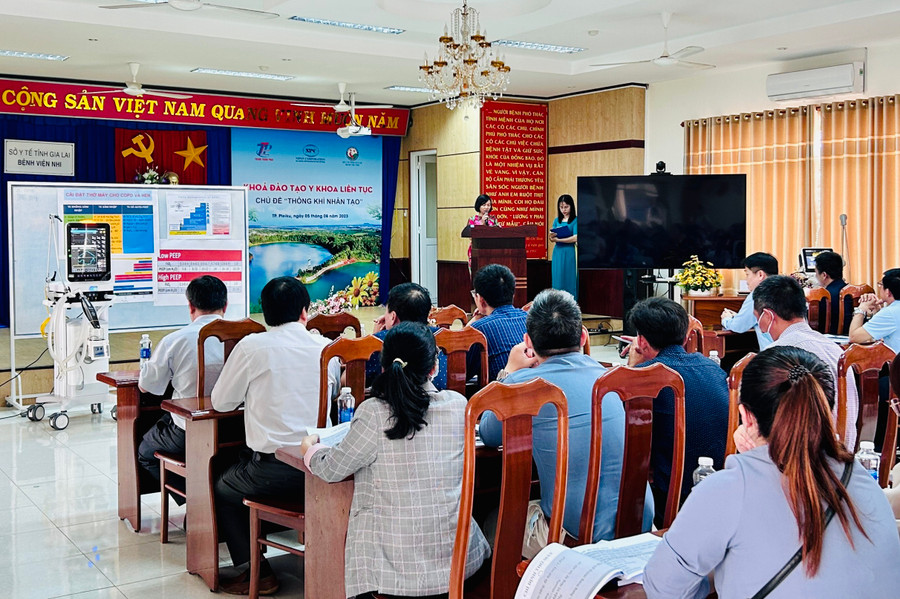 Quang cảnh khóa đào tạo. Ảnh: M.N Quang cảnh khóa đào tạo. Ảnh: M.N