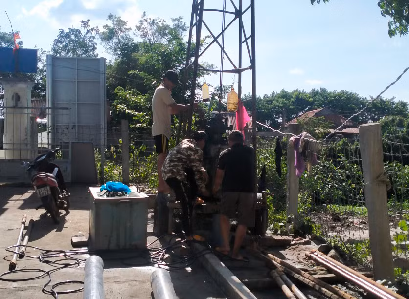 Việc đầu tư hệ thống cấp nước sinh hoạt tập trung cho người dân buôn Ma Giai và Ia Rpua là hết sức cần thiết, đảm bảo nguồn nước sinh hoạt hợp vệ sinh. Ảnh: Ngọc Sang