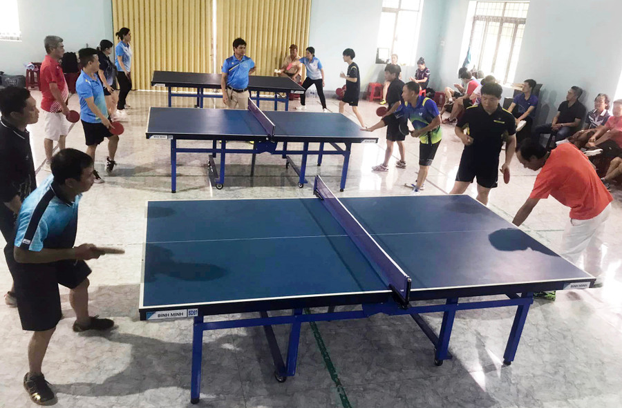 Ngay sau lễ ra mắt, các thành viên Câu lạc bộ đã tham gia thi đấu giao hữu. Ảnh: Minh Khôi Ngay sau lễ ra mắt, các thành viên Câu lạc bộ đã tham gia thi đấu giao hữu. Ảnh: Minh Khôi