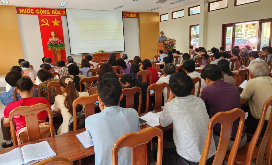 Quang cảnh hội nghị. Ảnh: Ngọc Sang Quang cảnh hội nghị. Ảnh: Ngọc Sang