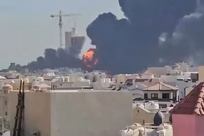 Mỹ không kích Iran đêm thứ 8 liên tiếp. Ảnh: Al Jazeera