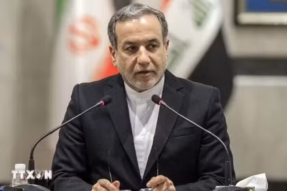 Ngoại trưởng Iran Abbas Araghchi phát biểu tại thủ đô Tehran. Ảnh: IRNA/TTXVN