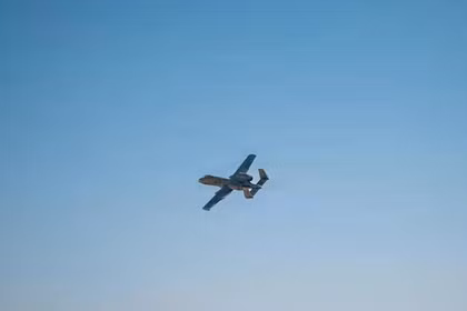 Một chiếc máy bay A-10 Thunderbolt II cất cánh thực hiện nhiệm vụ trong Chiến dịch Epic Fury, ngày 17-3-2026. Ảnh: Không quân Mỹ