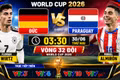 Đức vs Paraguay 3h30 ngày 30/6: Nhận định dự đoán tỷ số trận đấu