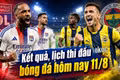 Kết quả, lịch thi đấu bóng đá hôm nay 11/8: Loạt trận vòng loại Champions League