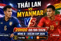 Nhận định Thái Lan vs Myanmar 20h 8/8: Voi chiến chốt vé bán kết?