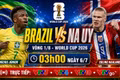 Kênh xem trực tiếp Brazil vs Na Uy: Vinicius đối đầu Haaland ở vòng 1/8 World Cup 2026
