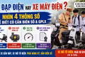 Xe điện nào học sinh được đi, loại nào phải có biển số và GPLX?