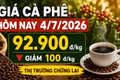 Giá cà phê trưa 4-7: Giảm nhẹ sau chuỗi tăng