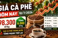 Giá cà phê hôm nay 10/7: Bật tăng mạnh lên 98.300 đồng/kg