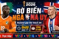 Bờ Biển Ngà vs Na Uy 0h ngày 1/7: Nhận định dự đoán tỷ số trận đấu