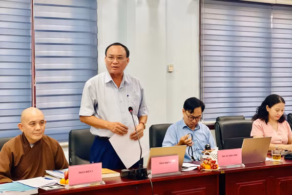 Nghiệm thu nhiệm vụ nghiên cứu, bảo tồn, phát huy bộ di sản tư liệu Phật giáo tại chùa Thập Tháp