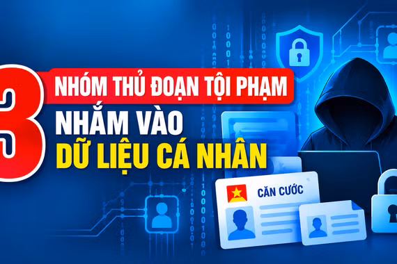 3 nhóm thủ đoạn tội phạm nhắm vào dữ liệu cá nhân