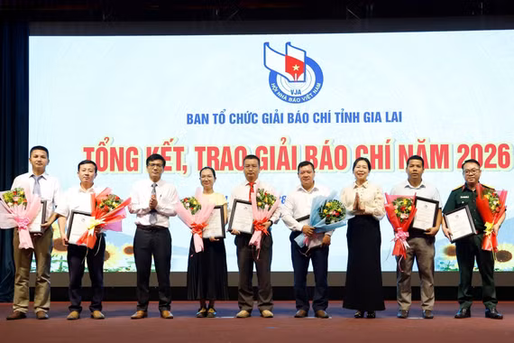 Tổng kết và trao giải báo chí tỉnh Gia Lai năm 2026.